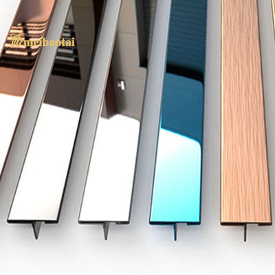 περιποίηση κεραμιδιών επίδρασης ανοξείδωτου 3048mm, λουρίδα κεραμιδιών ανοξείδωτου 304