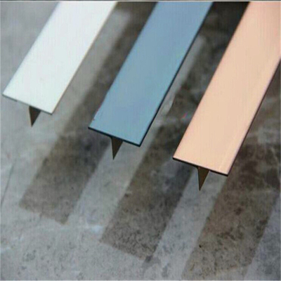 10FT Length Stainless Steel Decorative Trim Rose Gold Blue PVD Color Coating