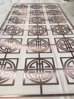 Καλή τιμή Προσαρμόσιμο μέγεθος καθρέφτης hairline από ανοξείδωτο χάλυβα χώρο διαχωριστικό βαθμός 201 σε απευθείας σύνδεση