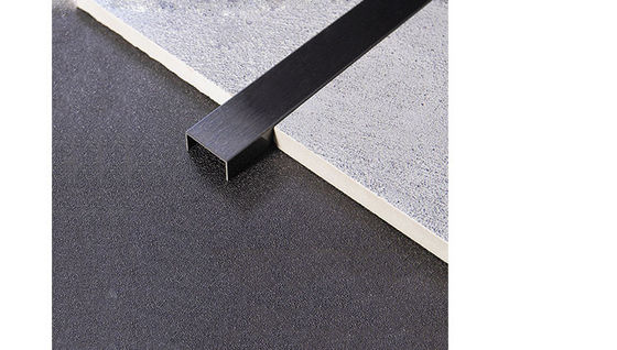 Καλή τιμή Διακοσμητικό πλακάκι από ανοξείδωτο χάλυβα 12mm PVD ανοξείδωτο χάλυβα U σε απευθείας σύνδεση