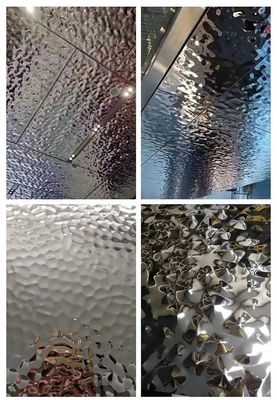 Καλή τιμή Ss304 201mm καθρέφτης χρώμα νερού κυματισμός φύλλο διακόσμηση περίπτερο, οροφή, τοίχος, φλιτζάνι σε απευθείας σύνδεση