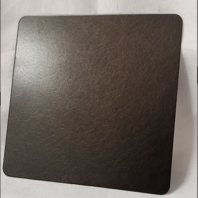 Χάλκινο χρώμα Επιχρισμένο 0,65 mm πάχος Διακοσμητικό φύλλο από ανοξείδωτο χάλυβα με επικάλυψη PVD