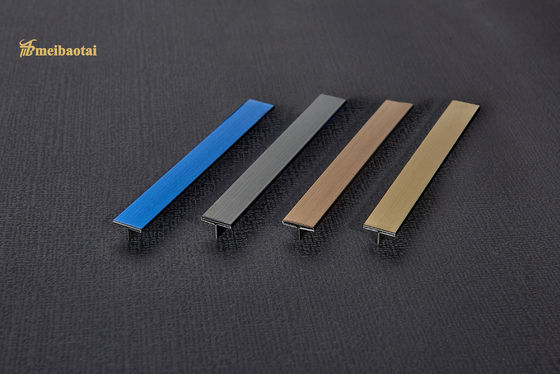 U V L T Προφίλ Ανοξείδωτο Τελείωμα Πλακιδίων 8mm 10mm 20mm με Φινίρισμα Αντι-Δακτυλικών Αποτυπωμάτων