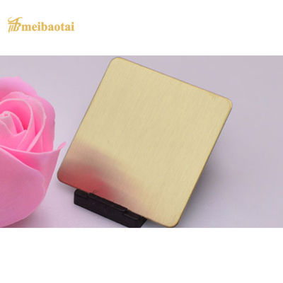 Καλή τιμή Τέσσερα πόδια διακοσμητικού ανοξείδωτου βουρτσισμένο φύλλο PVD 201 επίπεδο πιάτο χάλυβα σε απευθείας σύνδεση