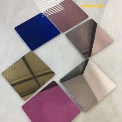 Καλή τιμή Τελεία καθρέφτη 304/201 Ατσάλι 1219x2438mm για διακοσμητικές εφαρμογές σε απευθείας σύνδεση