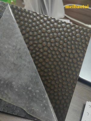 Προσαρμοσμένο μοτίβο ΠΒΔ Επιχρισμένο Χρυσό Εμβολισμένο φύλλο από ανοξείδωτο χάλυβα με πάχος 0,85 mm