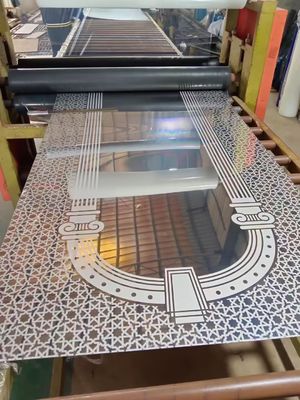 0.95mm Πάχος Πρότυπο JIS PVD Έγχρωμη Επικαλυμμένη Λαμαρίνα Ανοξείδωτου Χάλυβα για Ανελκυστήρες