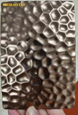 Ss304 Honeycomb Χάλυβα από ανοξείδωτο χρώμα χρώμα φύλλο διακόσμηση
