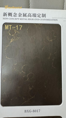 Καλή τιμή 201 304 Απομίμηση Αρχαίο χαλκό Διακοσμητικά φύλλα από ανοξείδωτο χάλυβα σε απευθείας σύνδεση