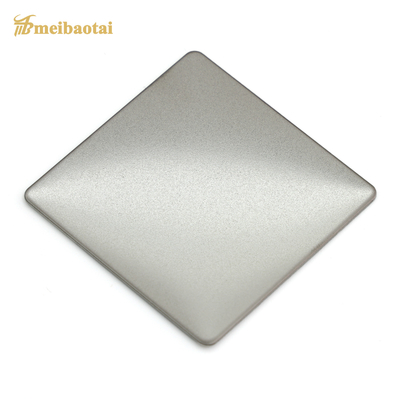 Δίπλωμα DIN Standard Brushed Sandblasted Silver από ανοξείδωτο χάλυβα