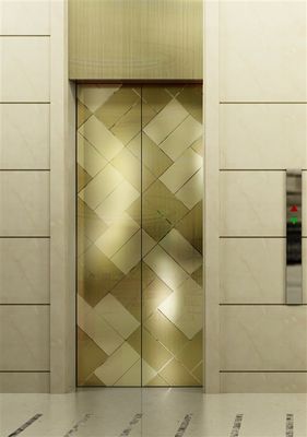 Χρυσός καθρέφτης χαραγμένος σε 304 πλακέτα από ανοξείδωτο χάλυβα 1219x2438mm με 70 μm PVC για εφαρμογές ανελκυστήρα