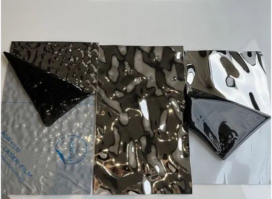 Καλή τιμή Μεγάλο μοτίβο κυματισμών νερού Φύλλο ανοξείδωτου χάλυβα με κυματισμούς νερού για εσωτερική διακόσμηση σε απευθείας σύνδεση