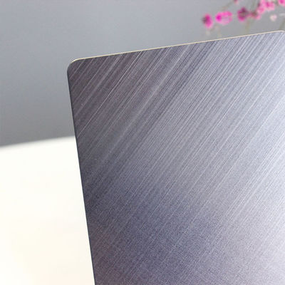 4 πόδια από ανοξείδωτο ατσάλι 304 Grade Cross Brushed Metal Plate για Αρχιτεκτονική Διακόσμηση