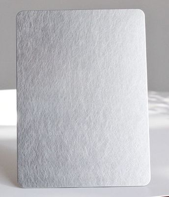 καυτή πώληση 201 ασημί χρώμα Διακοσμητική πλάκα από ανοξείδωτο χάλυβα με δόνηση