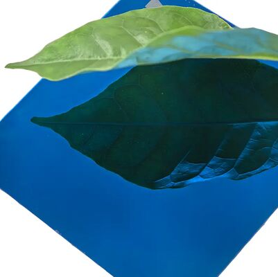 Καλή τιμή Ss201 Μπλε Καθρέφτης Pvd Χρωματιστό Φύλλο Διακόσμησης Πλάκα από ανοξείδωτο χάλυβα σε απευθείας σύνδεση