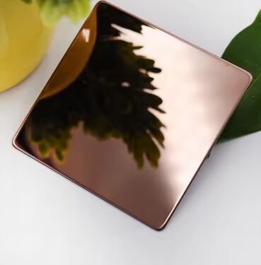 Λοξοφόρα χρωματικά επικαλυμμένα φύλλα από ανοξείδωτο χάλυβα για σύγχρονη εσωτερική διακόσμηση