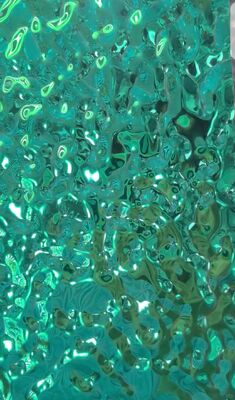 304 Χάλυβα από ανοξείδωτο χάλυβα Υδροκυματικό φύλλο με επιφάνεια καθρέφτη με γαλάζια επίστρωση PVD για διακοσμητική χρήση