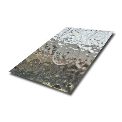 Καλή τιμή Φύλλο από ανοξείδωτο ατσάλι Water Ripple Design Raindrop για εσωτερική διακόσμηση σε απευθείας σύνδεση
