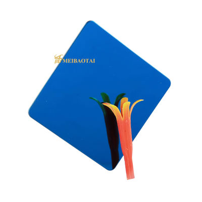 Καλή τιμή Ο καθρέφτης τελειώνει το χρωματισμένο φύλλο 0.65mm ανοξείδωτου πάχος σε απευθείας σύνδεση