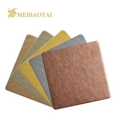 Καλή τιμή Διακοσμητικό μέταλλο φύλλων ανοξείδωτου 3mm 304 βαθμός τεχνική Viberation σε απευθείας σύνδεση