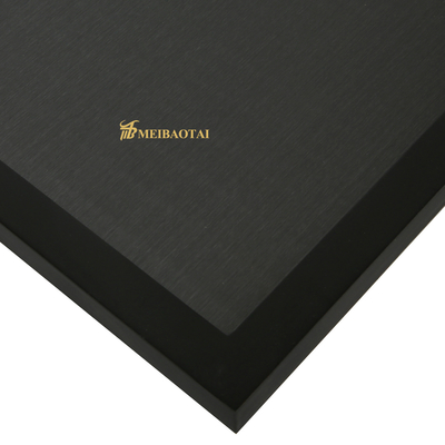 μαύρο Hairline φύλλο 4*8FT ανοξείδωτου πάχους 0.65mm