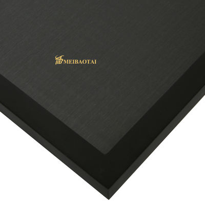 Καλή τιμή Φύλλο ανοξείδωτου χάλυβα 1219x2438mm με επίστρωση PVD χρώματος και φινίρισμα hairline πάχους 0,55mm για πάνελ τοίχου σε απευθείας σύνδεση