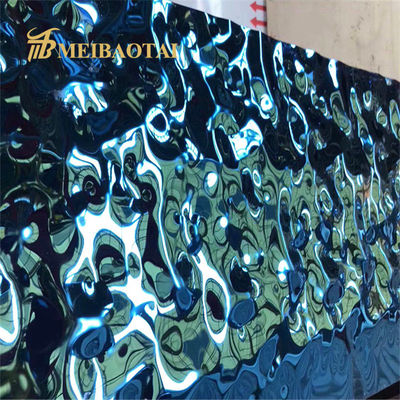 Επικεφαλίδα από ανοξείδωτο ατσάλι PVD Blue Coated 304 Grade JIS