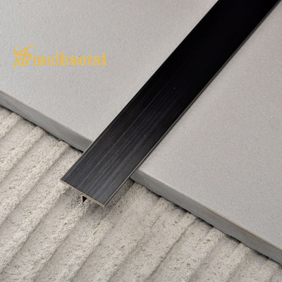 Περιποίηση 8mm, μαύρη βουρτσισμένη PVC ανοξείδωτη περιποίηση κεραμιδιών ανοξείδωτου του ISO κεραμιδιών