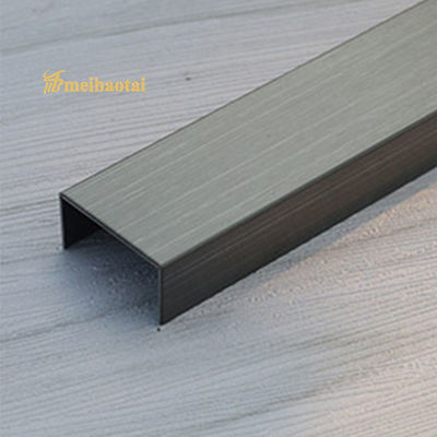 Καλή τιμή 10 mm πλάτος PVD μαύρη επιφάνεια τρίχας από ανοξείδωτο χάλυβα σε απευθείας σύνδεση