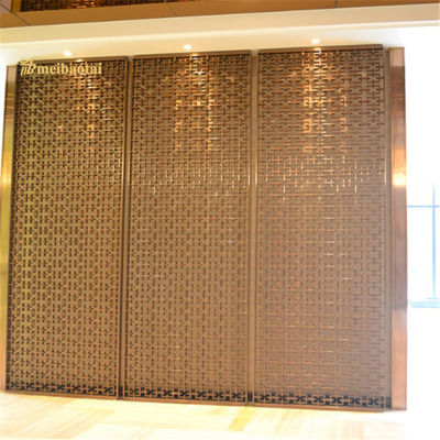 Καλή τιμή Διαχωριστικό σχήματος σε χαρτί από ανοξείδωτο χάλυβα Διαχωριστικό δωματίου Διακόσμηση ξενοδοχείων σε απευθείας σύνδεση