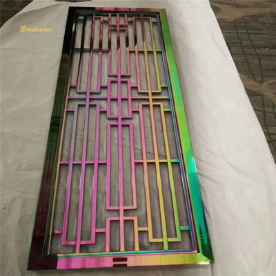 Καλή τιμή Ανθόνα Pvd χρώμα από ανοξείδωτο χάλυβα χώρος διαχωρισμός μύλος άκρη αυθαίρετο μήκος σε απευθείας σύνδεση