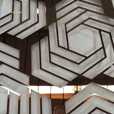 Καλή τιμή 304 Pvd χρώμα καθρέφτη φινίρισμα από ανοξείδωτο χάλυβα χώρος διαχωρισμός Mill Edge για διακόσμηση σε απευθείας σύνδεση