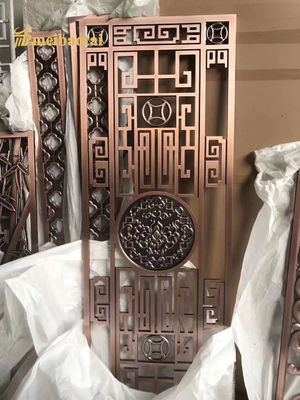 Καλή τιμή Στυλ ξενοδοχείου από ανοξείδωτο χάλυβα, σίδηρο, αλουμίνιο Διακόσμηση οθόνης σε απευθείας σύνδεση