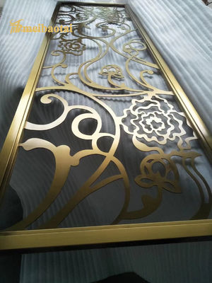 Καλή τιμή MBT Χάλυβα Χάλυβα Διαχωριστικό δωματίου 0.3mm Διακόσμηση ξενοδοχείου Προσαρμόσιμο μέγεθος σε απευθείας σύνδεση