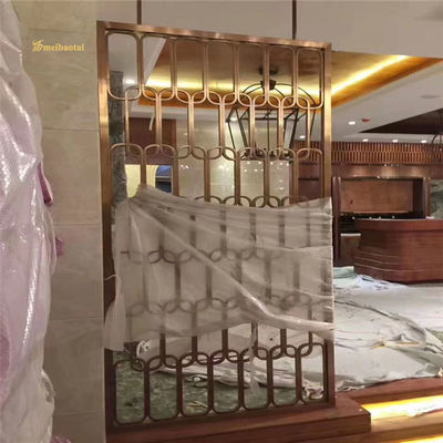 Καλή τιμή Ανοξείδωτο διαιρετών δωματίων περικοπών λέιζερ οθόνης μετάλλων διακοσμήσεων στη τραπεζαρία σε απευθείας σύνδεση