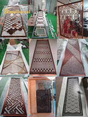 Καλή τιμή Προσαρμοσμένο διαχωριστικό δωματίου από ανοξείδωτο χάλυβα προσαρμοσμένο στο μέγεθος και τις απαιτήσεις σχεδιασμού του έργου σας σε απευθείας σύνδεση