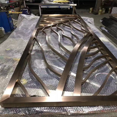 Καλή τιμή Διακόσμηση MBT Χαλκός Χαλκός Ατσάλινο Διαχωριστικό δωματίου 3,0mm πάχος σε απευθείας σύνδεση