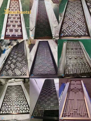 Καλή τιμή Πολλά Στυλ Ροζ Χρυσό Μπρονζ Χρυσό Χρώμα Ατσάλινο Διαχωριστικό Δωμάτιο Διακόσμηση ξενοδοχείου,σπίτι σε απευθείας σύνδεση