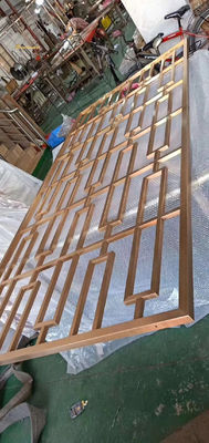 Καλή τιμή χρυσό εξατομικεύσιμο μέγεθος διαιρετών δωματίων ανοξείδωτου χρώματος καθρεφτών 201 304 σε απευθείας σύνδεση