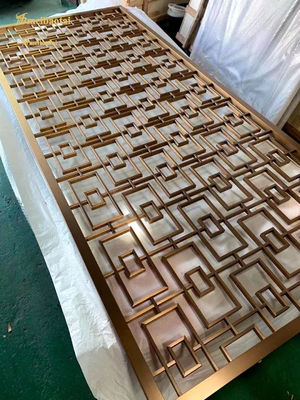 Καλή τιμή διαιρέτης δωματίων ανοξείδωτου 3048mm, διακοσμητικές οθόνες μετάλλων HRB100 υπαίθριες σε απευθείας σύνδεση