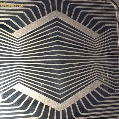 Καλή τιμή Μαύρα χαραγμένα πρότυπα ποδιών ΜΒ μεγέθους 4X8 4X10 φύλλων ανοξείδωτου σε απευθείας σύνδεση