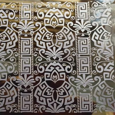 Χαραγμένο καθρέφτης φύλλο 1219x2438mm DIN ανοξείδωτου ανελκυστήρων ΜΒ