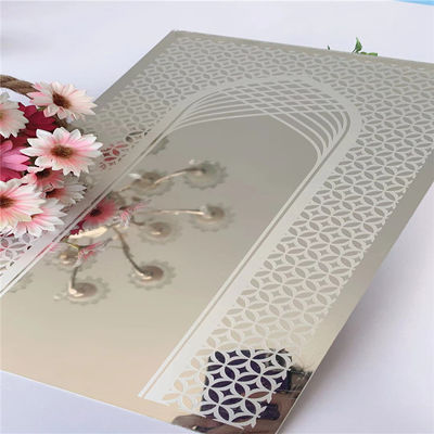 Καλή τιμή Ασημένιο Aisi 304 φύλλο ανελκυστήρων SS καθρεφτών πιάτων ανοξείδωτου σε απευθείας σύνδεση