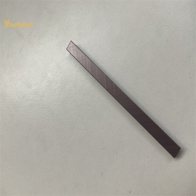 Βουρτσισμένη σταυρός περιποίηση 0.85mm κεραμιδιών ανοξείδωτου περιποίηση ακρών μετάλλων γωνιών πάχους