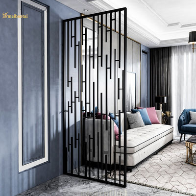 Καλή τιμή 30mm πάχος προσαρμοσμένο μέγεθος PVD Brass Coating Stainless Steel Room Divider Metal Room Divider σε απευθείας σύνδεση