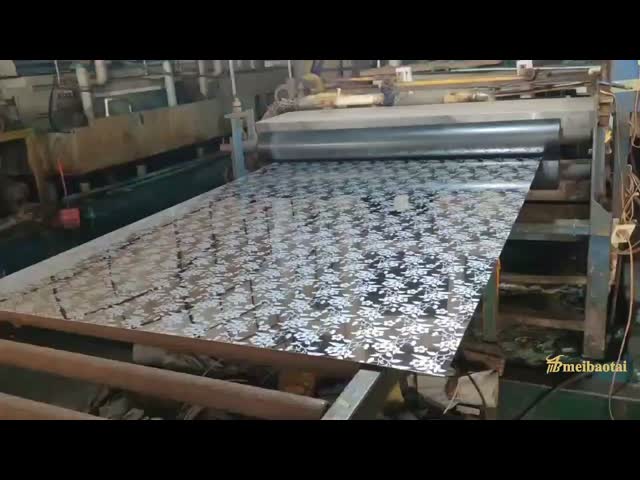 Silver Mirror Etched 201 Stainless Steel Decorative Sheet For Elevator Decor